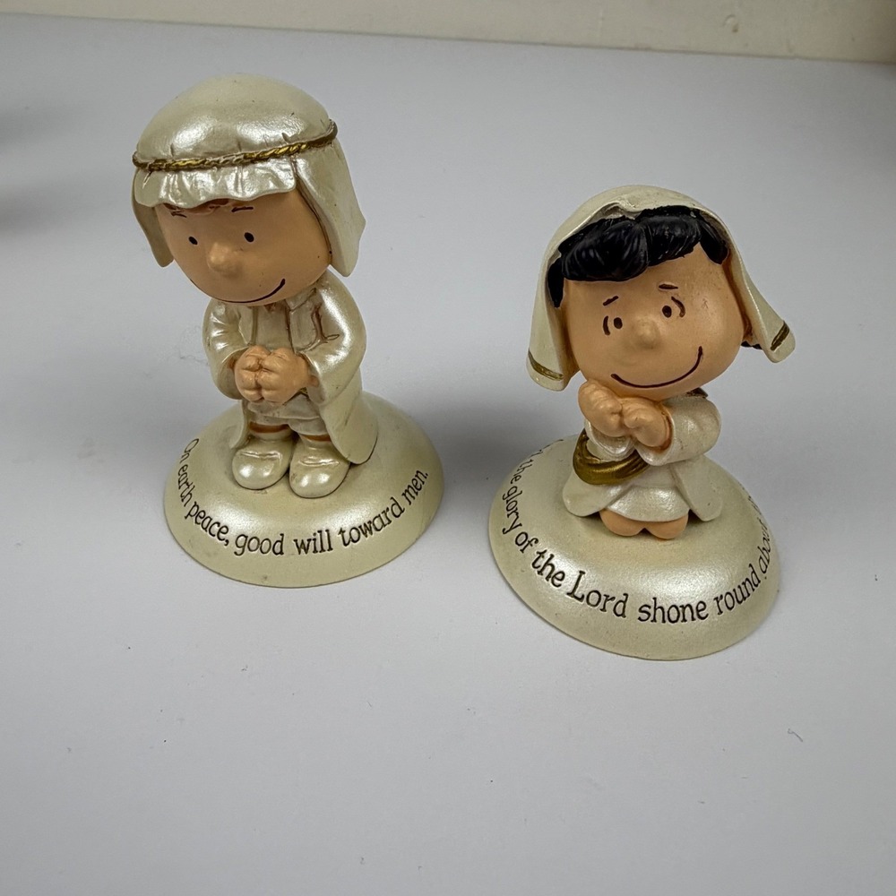 Hallmark Peanuts Nativity Set Limited Edition 2015 50th Anniversary 11 Piece Box - Picture 12 of 16